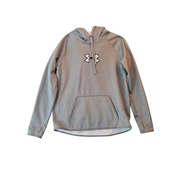 Under Armour  Women's Gray  Large Hooded Sweater - Picture 2 of 14